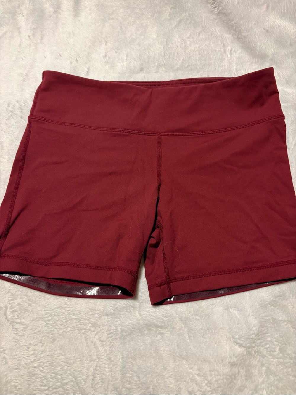 IAB Mid-Waist Bike Shorts in Deep Burgundy - size 8/Medium